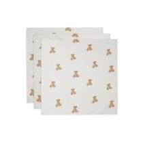 Jollein muslin pelene Teddy Bear 3kom