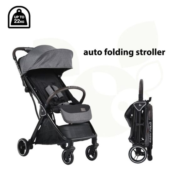 Cangaroo Easy fold kolica Grey