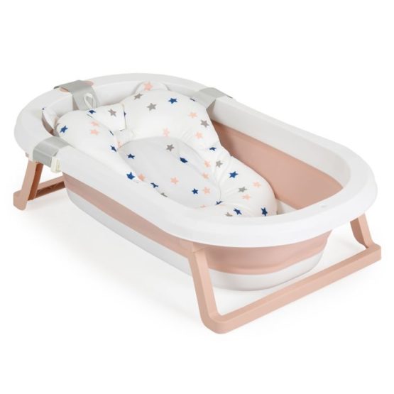 Moni Set za kupanje beba sa sklopivom kadicom Palma, pink